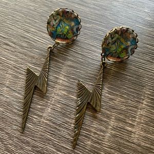 Classic horror themed earrings